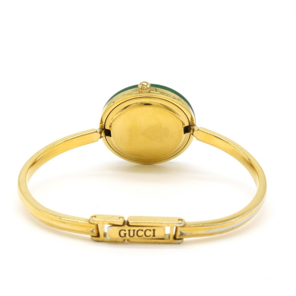 GUCCI Gucci Change Bezel White Dial GP Ladies Quartz Watch 11/12.2 - Picture 8 of 10